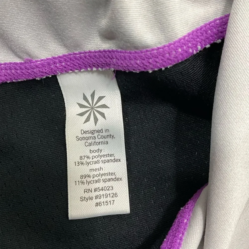 ATHLETA Runaway Long Sleeve Rashguard Sun Protection Top